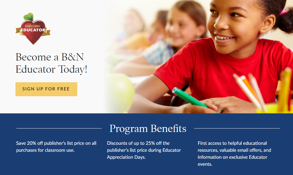 Barnes Noble Is Celebrating Educator Appreciation Days