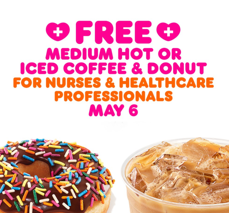 FREE Donut and Hot or Iced Coffee Today at Dunkin’ Donuts for All