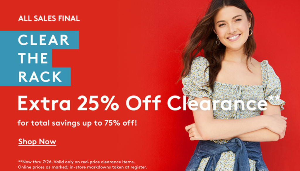 The Clear the Rack Sale is Going on at Nordstrom Rack…Save an Extra 25