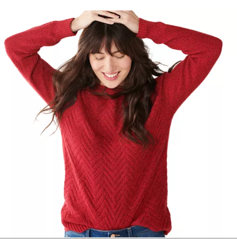 Hot at Kohl’s…Women’s Sweaters are 7.99 With Code (Usually 36