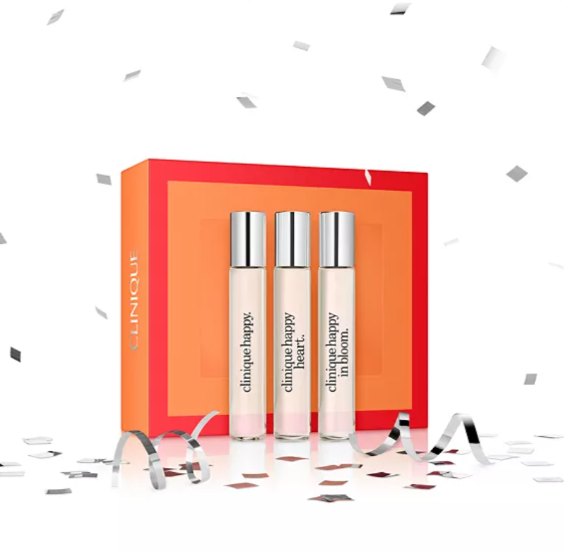 LOVE THIS! Get a 3 Piece Clinique Happy Gift Set for 10 at Macy’s (a