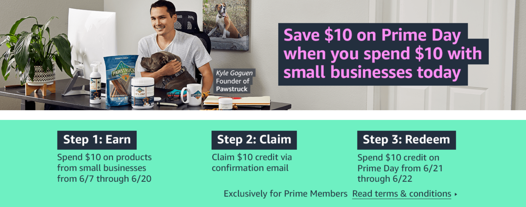 LOVE THIS! Spend 10 at Small Businesses on Amazon Now Get a 10 Credit