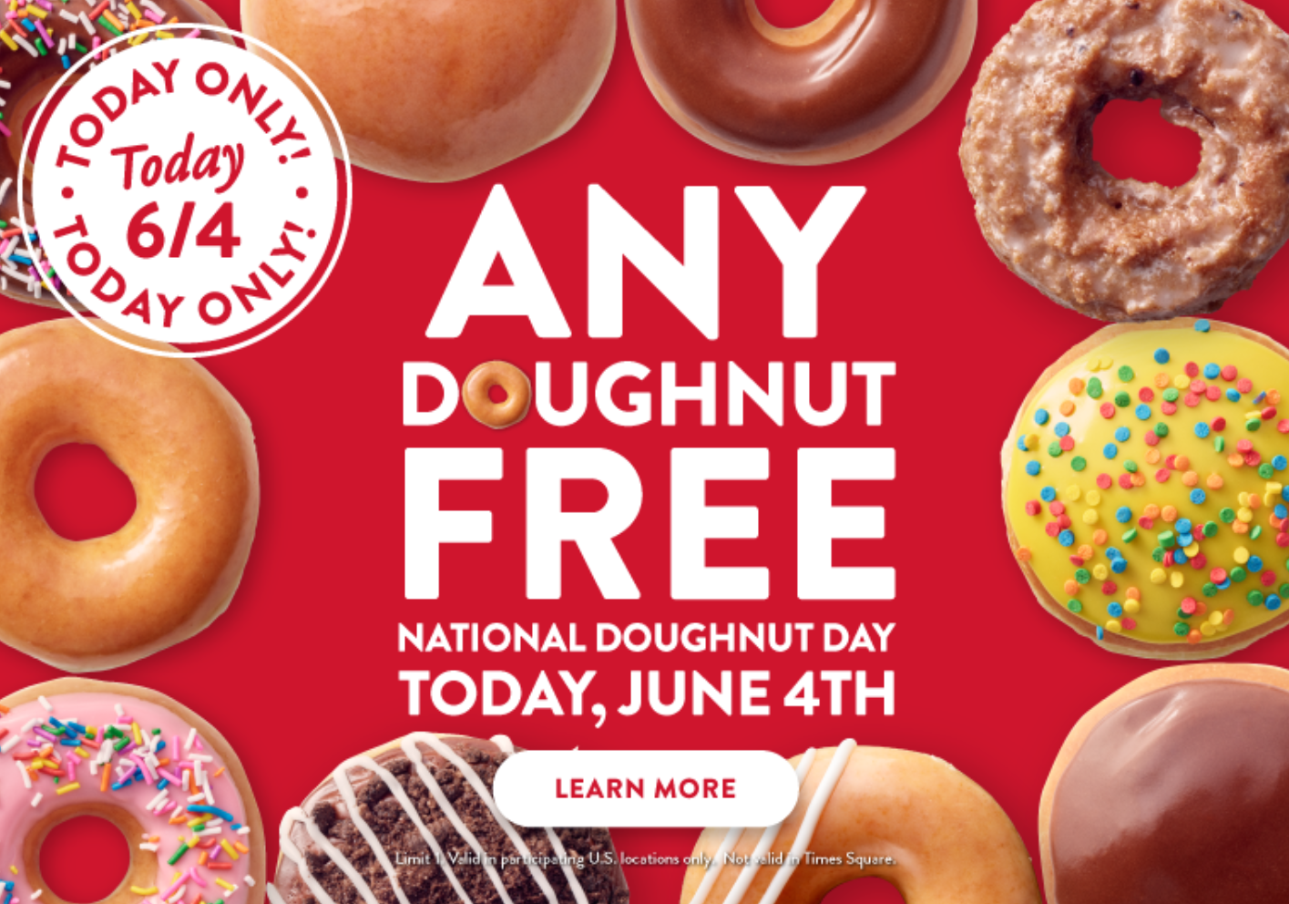 Enjoy A Free Doughnut In Honor Of National Doughnut Day Alicias Deals 