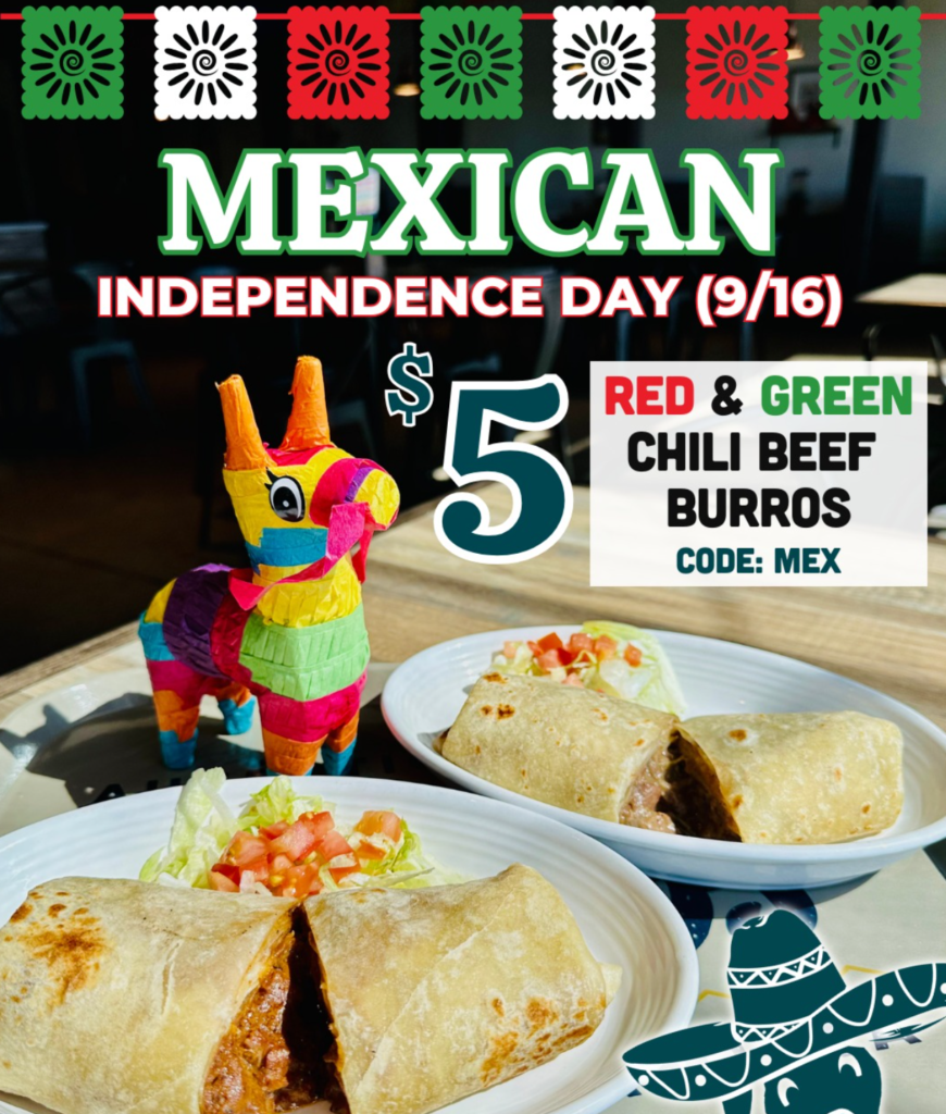 Celebrate Mexican Independence Day at Someburros on Saturday, September ...