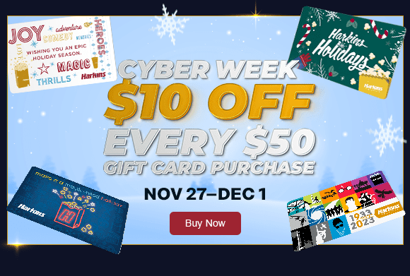 Harkins is Offering $10 off Every $50 Gift Card Purchased! – Alicia's Deals